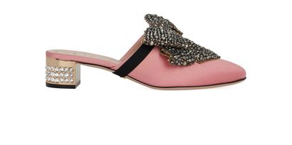 Gucci Bow Jewelled Mules, front view