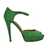 Gucci Peep Toe Heels, front view