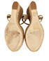 Gucci GG Supreme Espadrille Wedges, top view