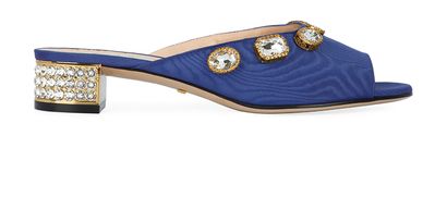 Gucci Lyric GG Mules, front view