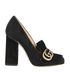 Gucci Marmont Fringed Heels, front view