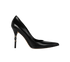 Gucci Bamboo Pointed Toe Pumps, &pound;170, Shoes, Black, Leather, Front view