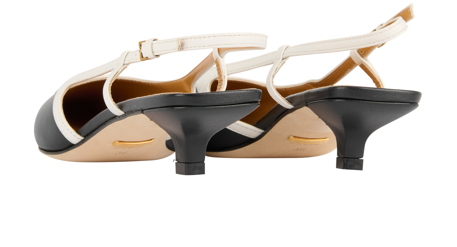 Gucci x Adidas Kitten Heels, &pound;195, Shoes, Black, Leather, Back view
