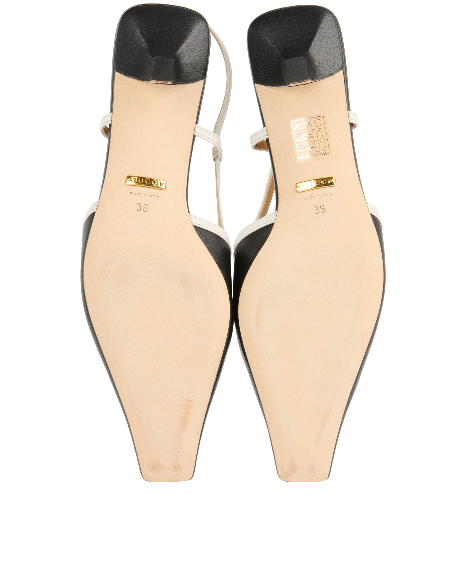 Gucci x Adidas Kitten Heels, &pound;195, Shoes, Black, Leather, Top view