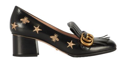 Gucci Marmont Star Heels, front view
