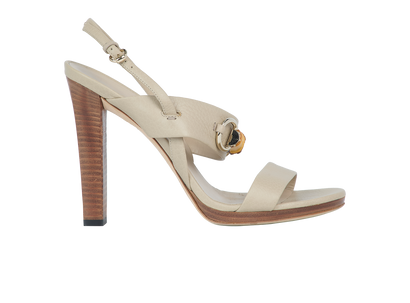 Gucci Bamboo Sandals, front view