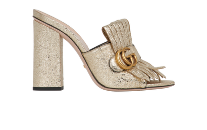 Gucci Heeled Mules, front view