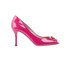 Gucci Open Toe Heels Pink Heels, front view