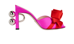 Gucci Shawana Flower Mules, Satin, Pink, UK5, DB/B, 4*