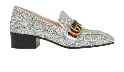 Gucci Peyton Glitter Loafer, front view