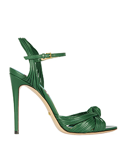 Gucci Heels, Leather, Green,4, 2*   