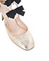 Gucci Bow-Embellished Gladiator Leather Pumps, other view