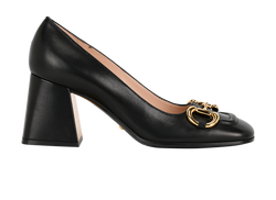 Gucci Horsebit Heels, Leather, Black, UK3, DB/B, 3*