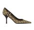 Gucci Monogram D-ring Pumps, front view