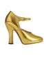 Gucci Lesley Pumps, £180, Shoes, Gold, Leather, Front view