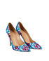 Gianvito Rossi Floral Heels, side view