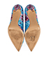 Gianvito Rossi Floral Heels, top view