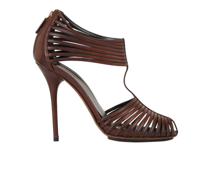 Gucci Inga T-Strap Sandals, front view