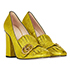 Gucci Fringed Marmont Heel Sandals, side view