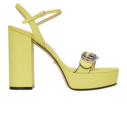 Gucci Marmont Platform Sandals 85, front view