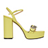 Gucci Marmont Platform Sandals 85, front view
