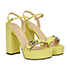 Gucci Marmont Platform Sandals 85, side view