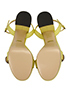 Gucci Marmont Platform Sandals 85, top view