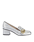 Gucci GG Marmont Loafer Heels, front view