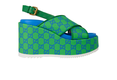 Gucci GG Platform Sandals, front view