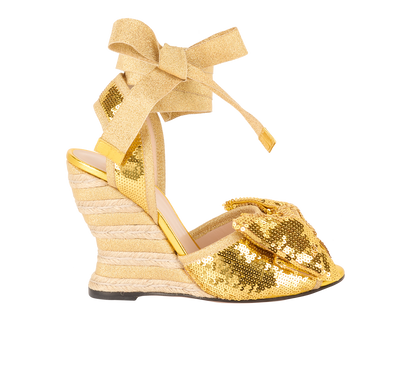 Gucci Espadrilles Wedges, front view