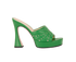 Gucci Marmont Studded Platform Sandals, front view