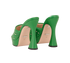 Gucci Marmont Studded Platform Sandals, back view