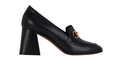 Gucci Horsebit Pumps, &pound;495, Shoes, Black, Leather, Front view