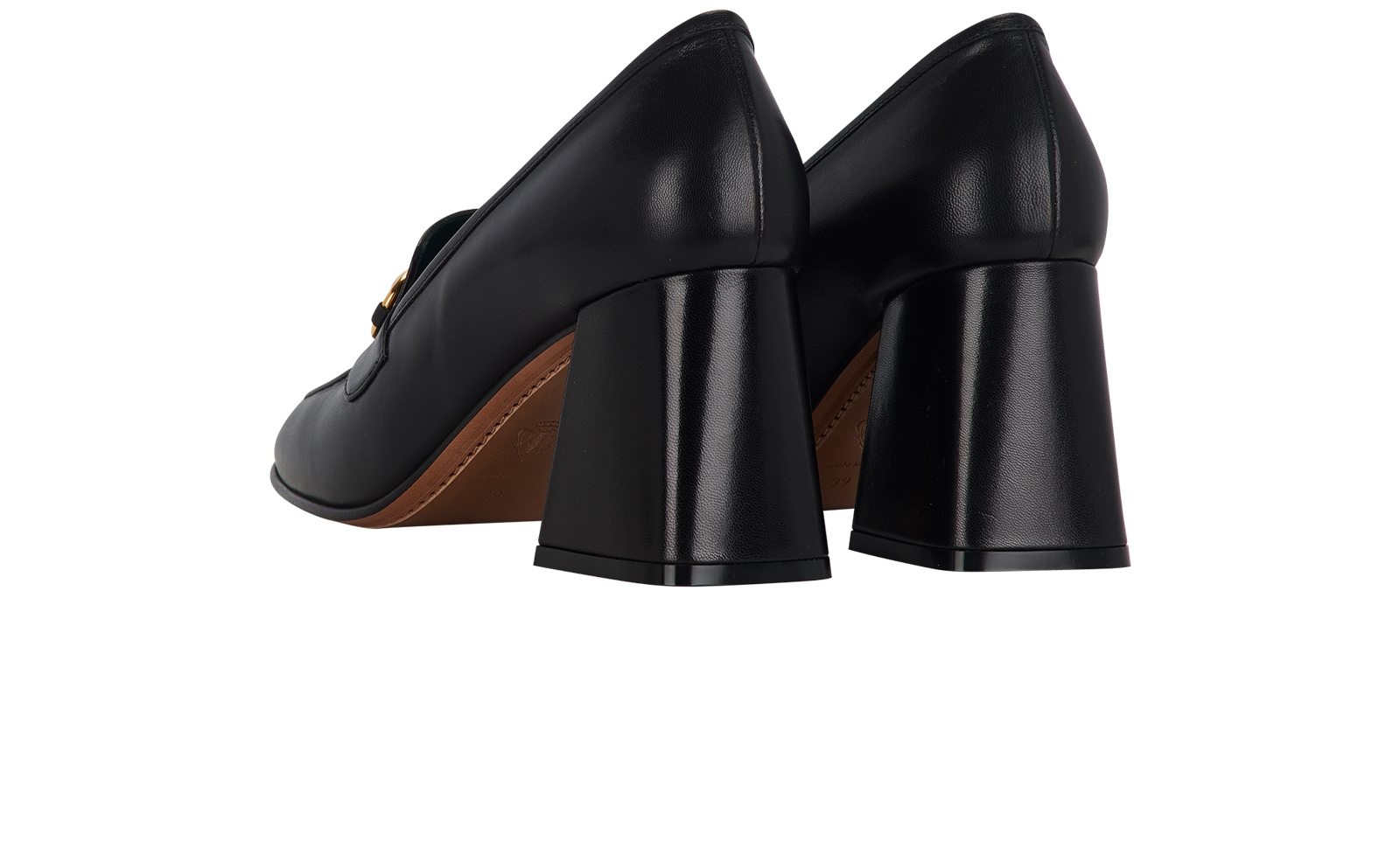 Gucci Horsebit Pumps, &pound;495, Shoes, Black, Leather, Back view