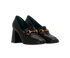 Gucci Horsebit Pumps, &pound;495, Shoes, Black, Leather, Side view