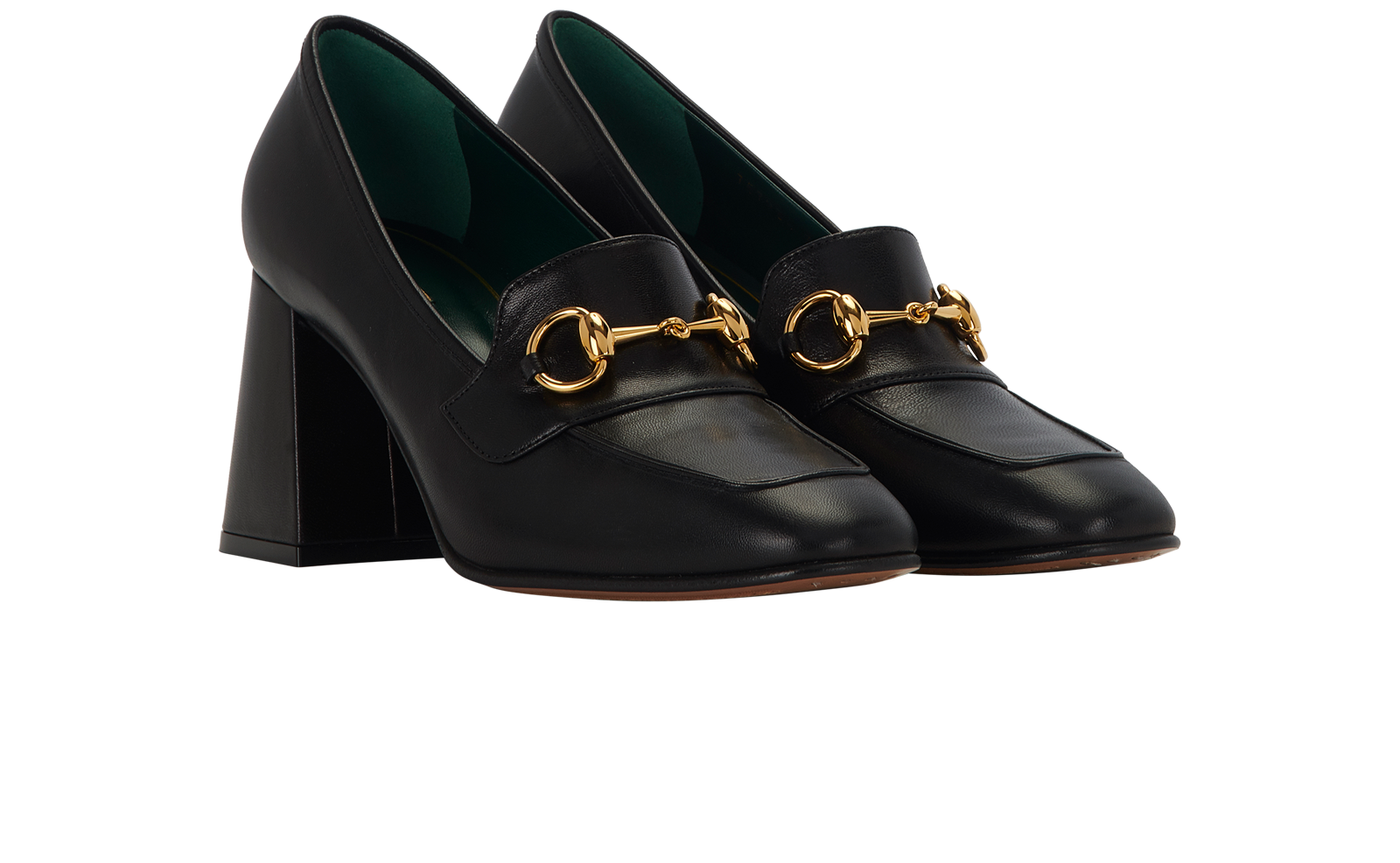 Gucci Horsebit Pumps, &pound;495, Shoes, Black, Leather, Side view