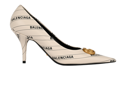 Gucci x Balenciaga Hacker Project Pumps, &pound;250, Shoes, Black/White, Leather, Front view