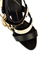 Giuseppe Zanotti Gold Buckle Heels, other view