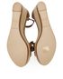 Hermès Mambo Espadrille Wedges, top view
