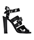 Herm�s Double Ankle Strap Open Toe Sandals, front view