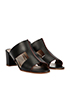 Hermes Ostia Mule Heels, side view