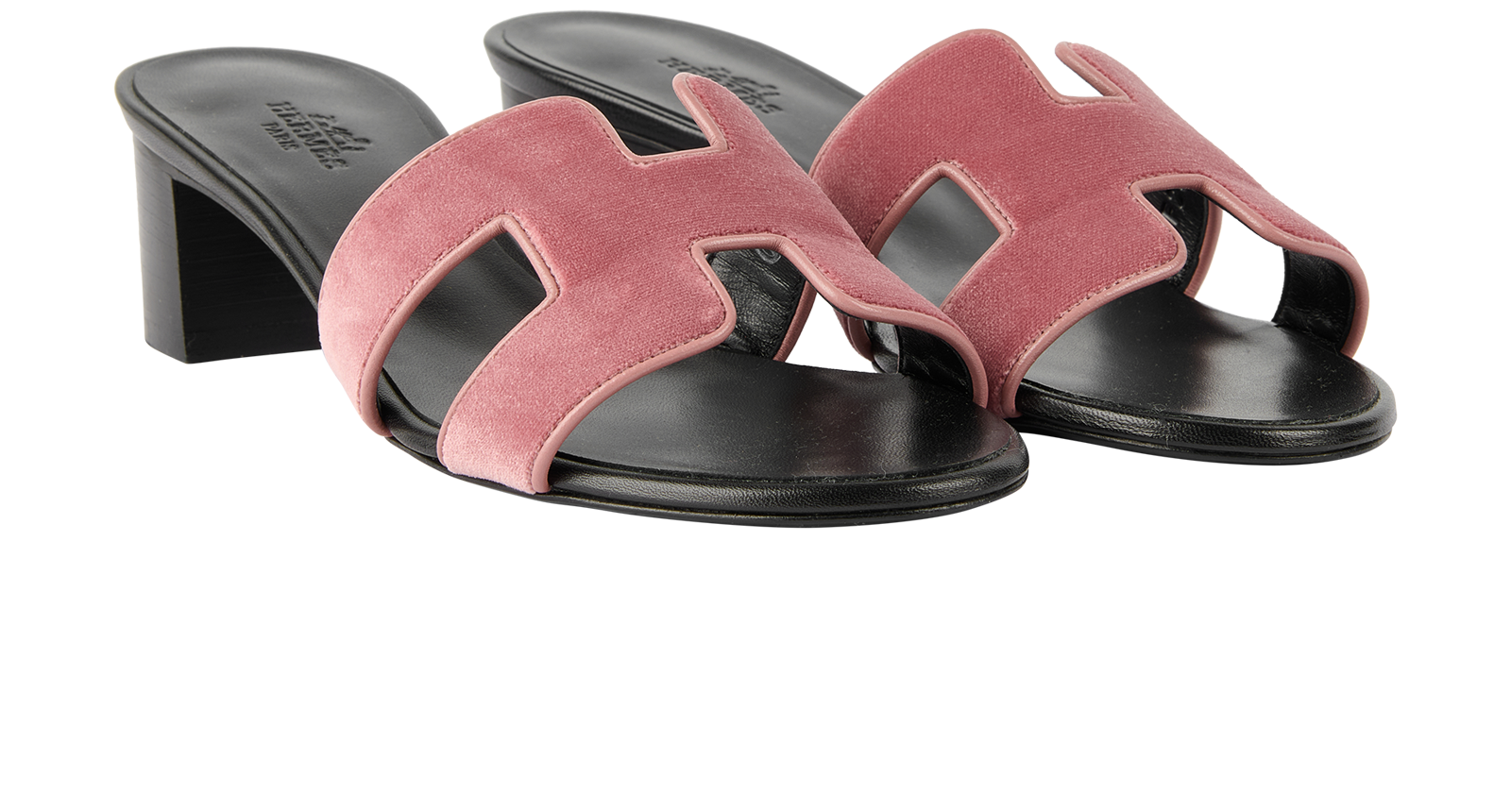 Hermes Oasis Sandals, &pound;495, Shoes, Pink, Suede, Side view