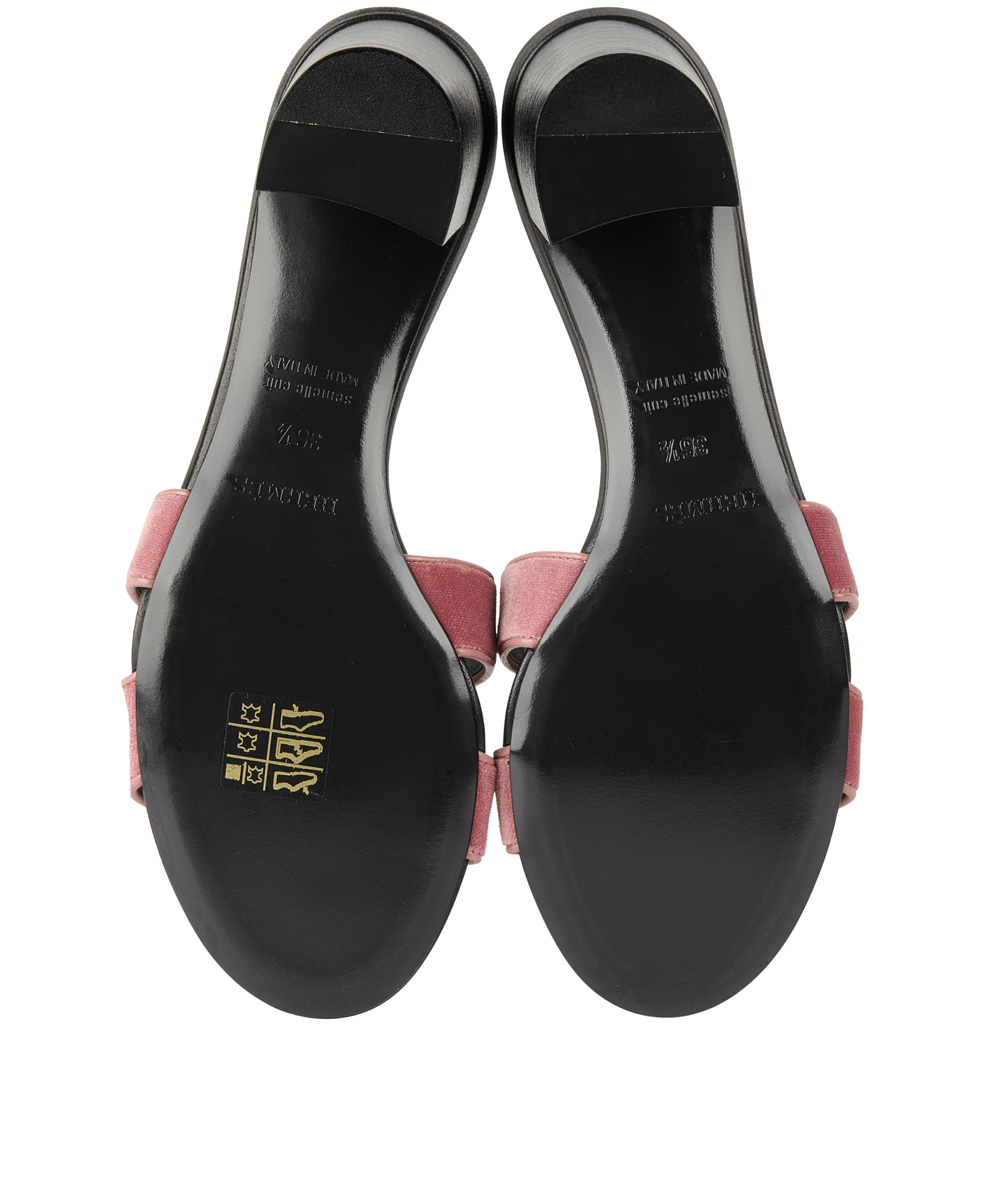 Hermes Oasis Sandals, &pound;495, Shoes, Pink, Suede, Top view