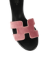 Hermes Oasis Sandals, &pound;495, Shoes, Pink, Suede, Other view