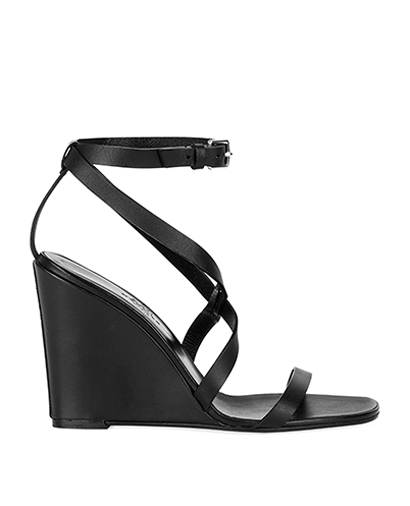 Hermes Strap Open Wedge Sandals, front view