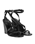 Hermes Strap Open Wedge Sandals, side view