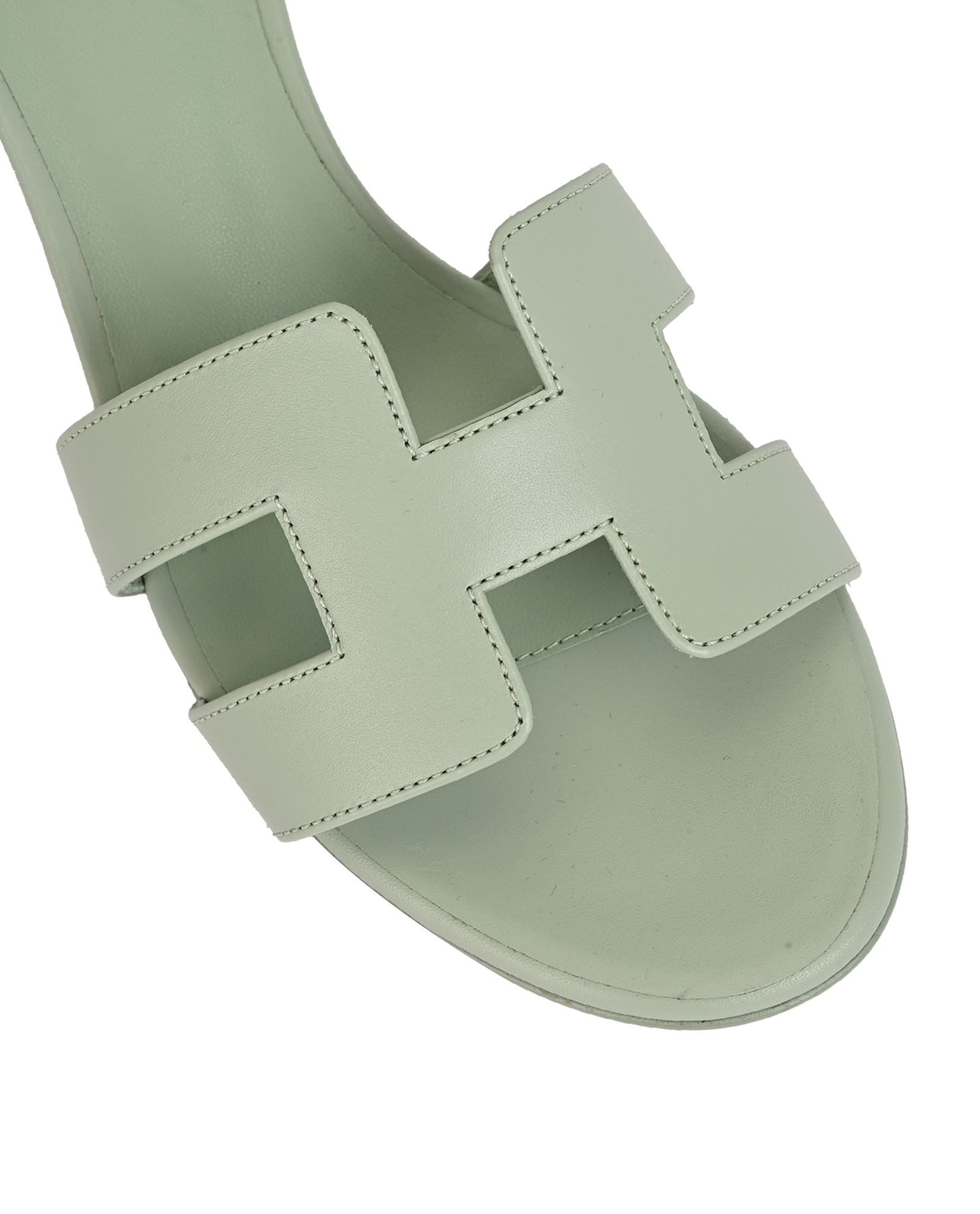 Hermes Oasis Sandals, &pound;595, Shoes, Green, Leather, Other view