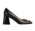 Gucci Horsebit Block Heel Pumps, front view
