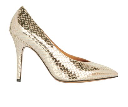 Isabel Marant Metal Python Heels, front view