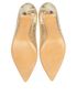 Isabel Marant Metal Python Heels, top view